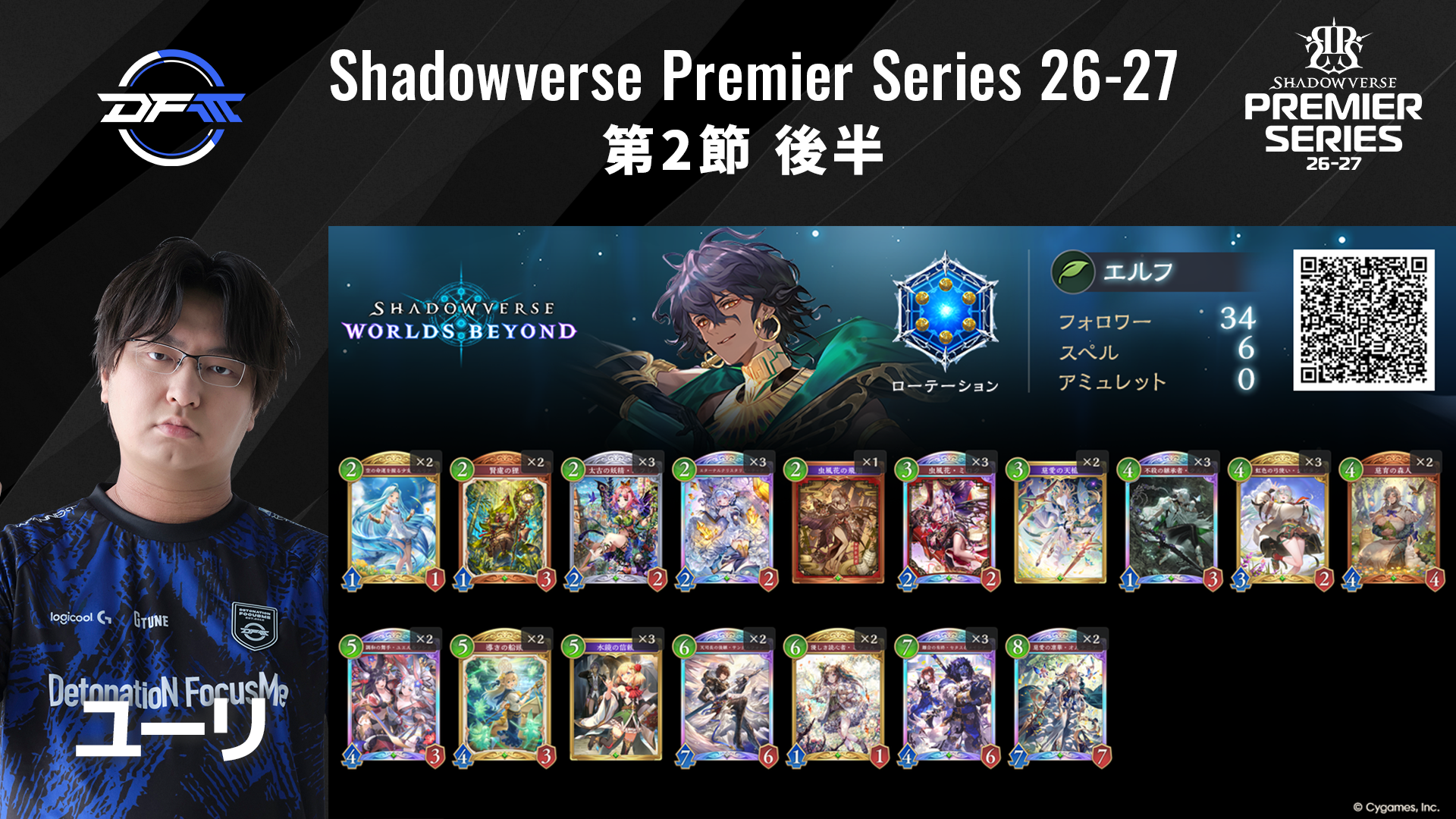 Shadowverse Premier Series 26-27第2節 後半デッキリストを公開｜NEWS