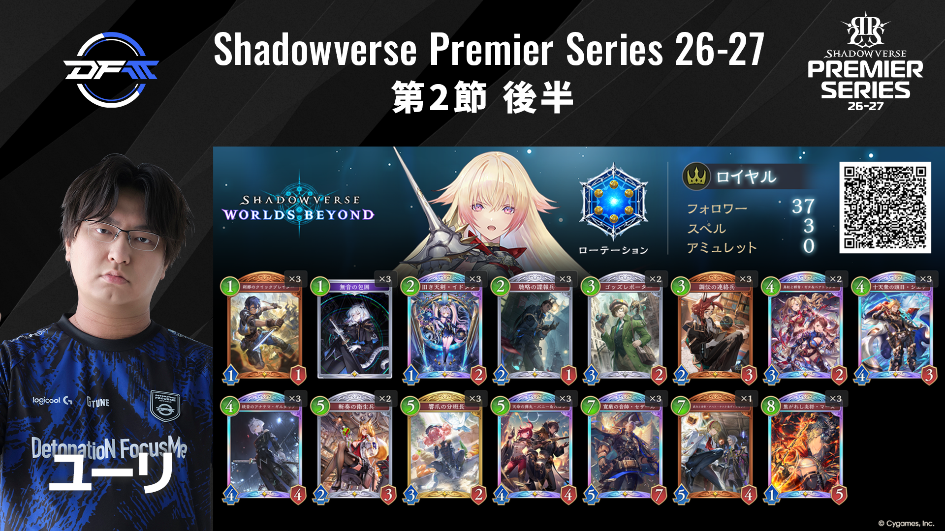 シャドウガーデン　デッキ　まとめ売り　匿名配送　スリーブ、調整パーツ付き Shadowverse Premier Series 26-27第2節 後半デッキリストを公開｜NEWS